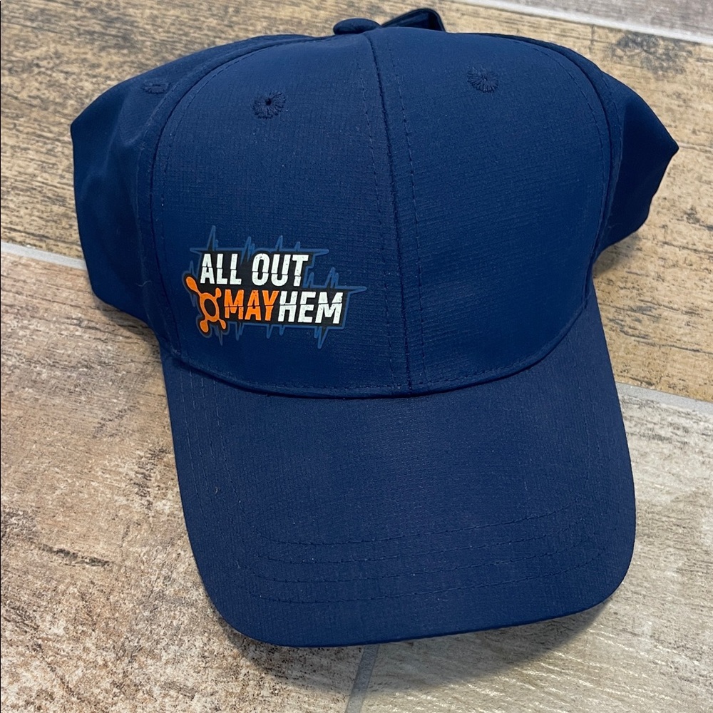 Orange Theory All Out Mayhem Navy Blue Cap Baseball Hat